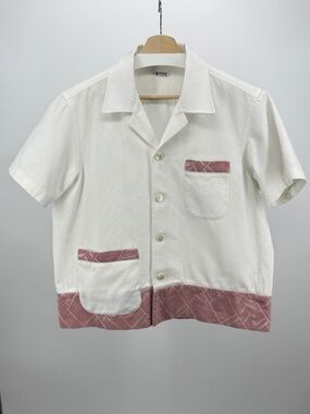 Bode Cotton Twill Louis Shirt